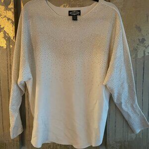 Off White Oliver.O Beaded Sweater, and matching Ann Klein Pants